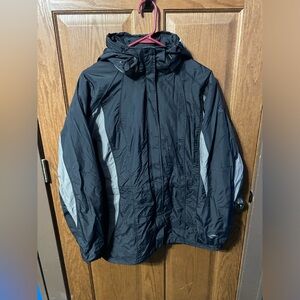 Columbia Women’s Interchange Insulated Winter Coat/Fleece Jacket Size XL Black F